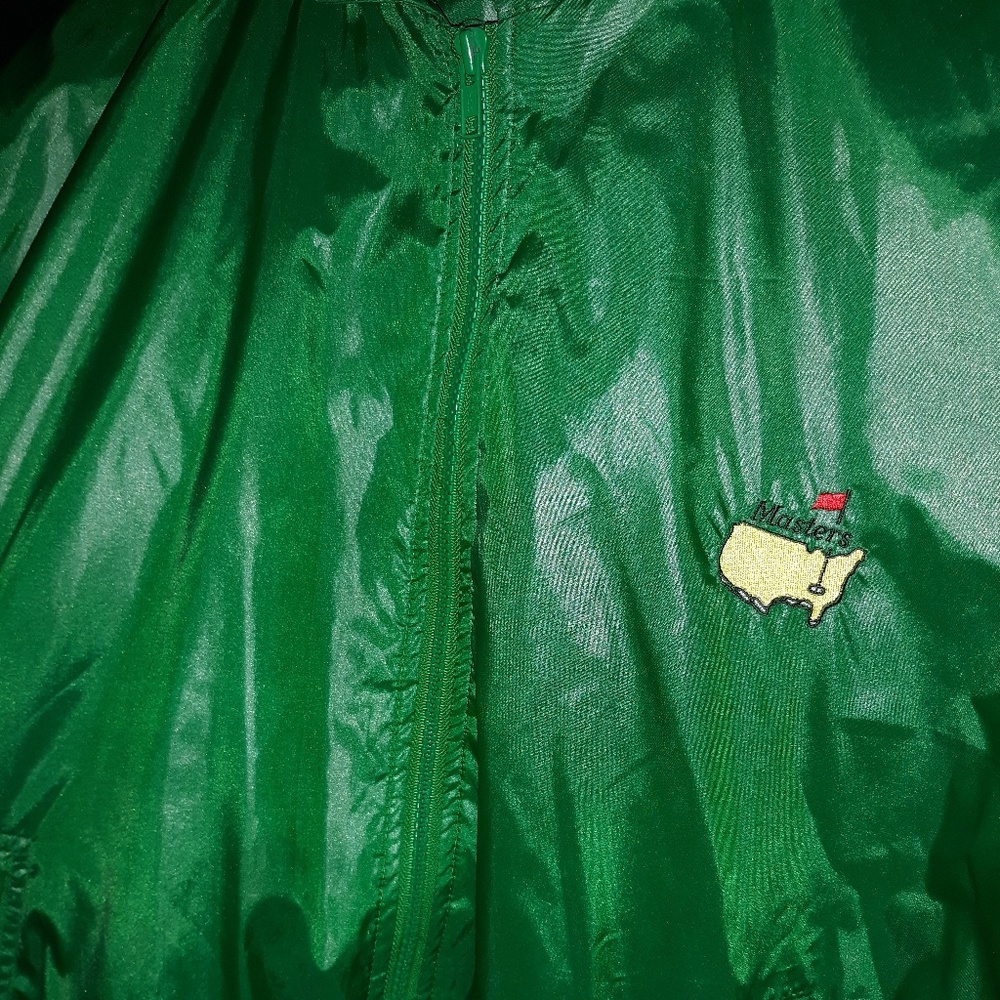 Vintage golf jacket/ with concealable hood